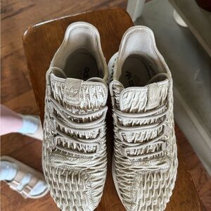 Adidas Textured Cream Sneakers